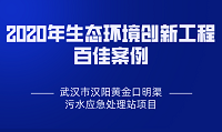 喜讯！苏创环境武汉污水处理项目入选“2020年生态环境创新工程百佳案例”